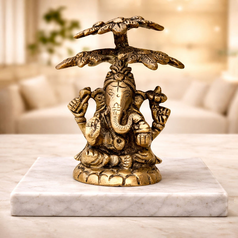 Brass Ganesh — 3.5"