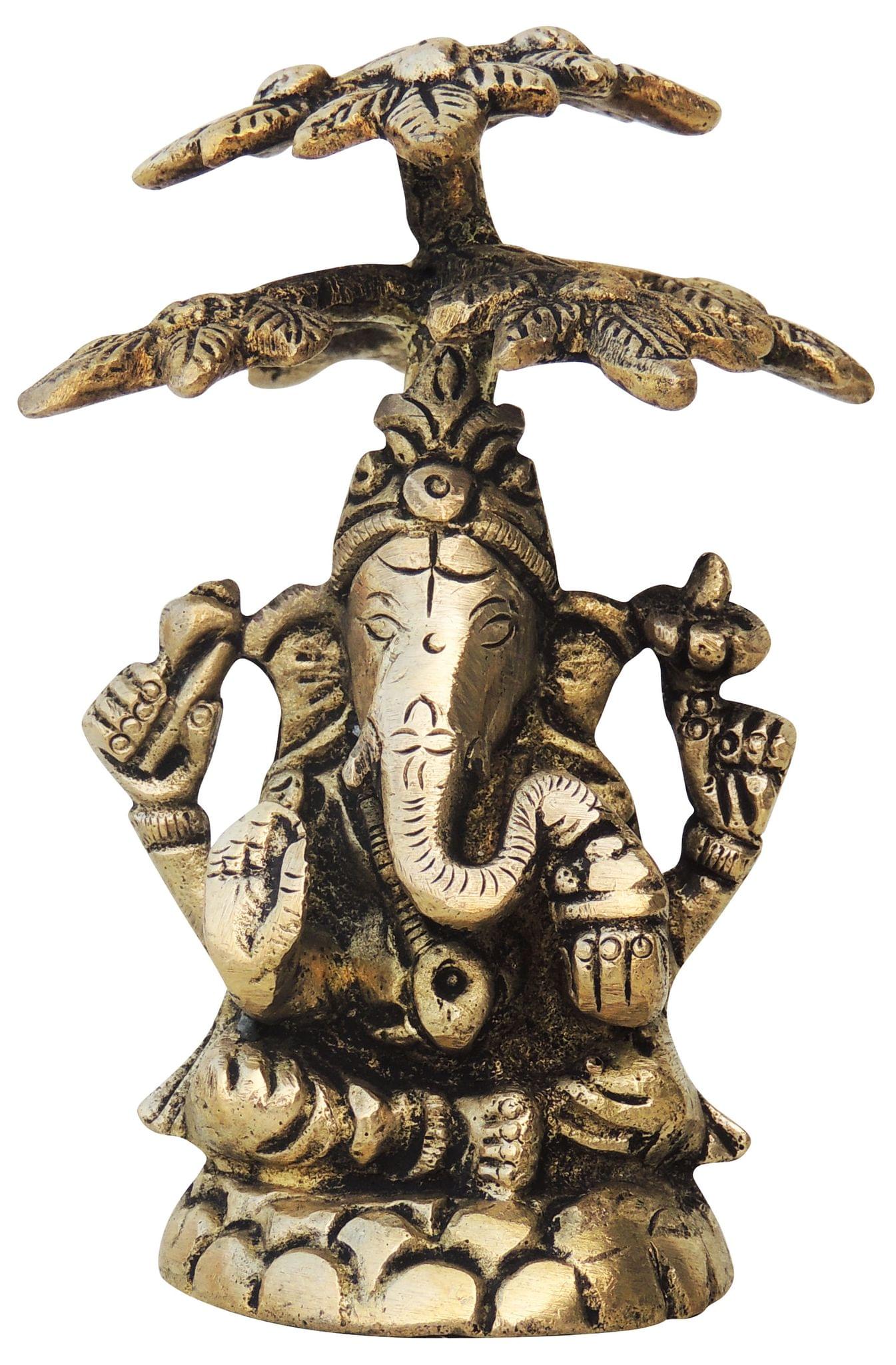 Brass Ganesh — 3.5"