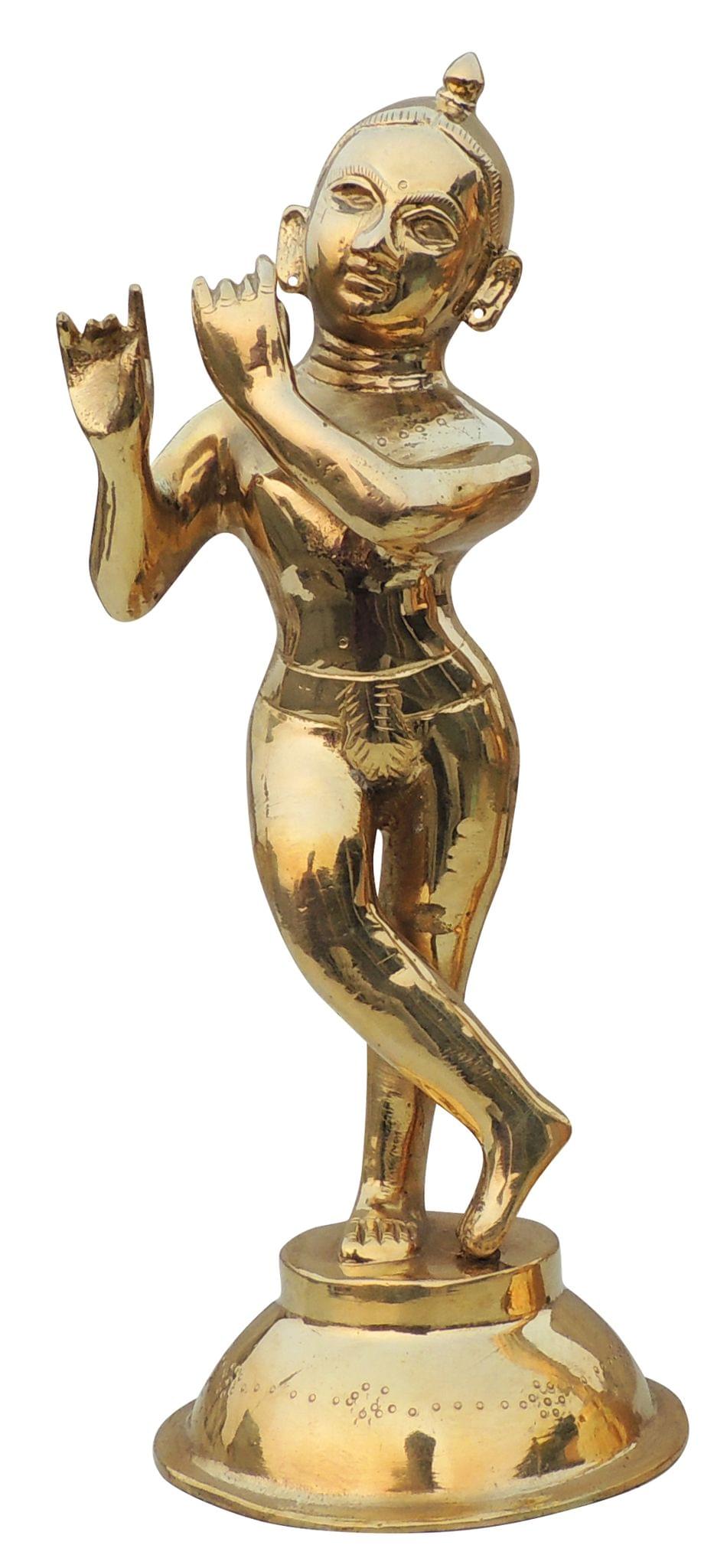 Brass Krishna — 12.5"