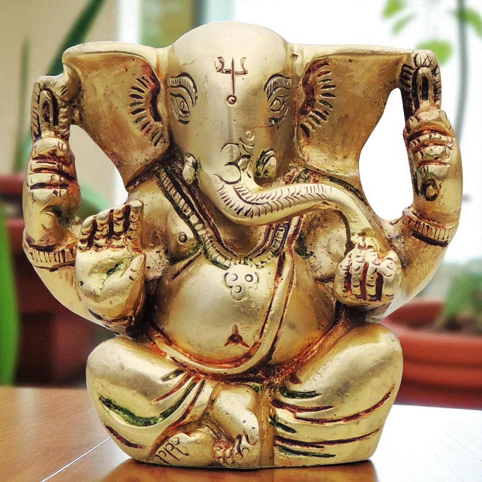 Brass Ganesh — 3.5"