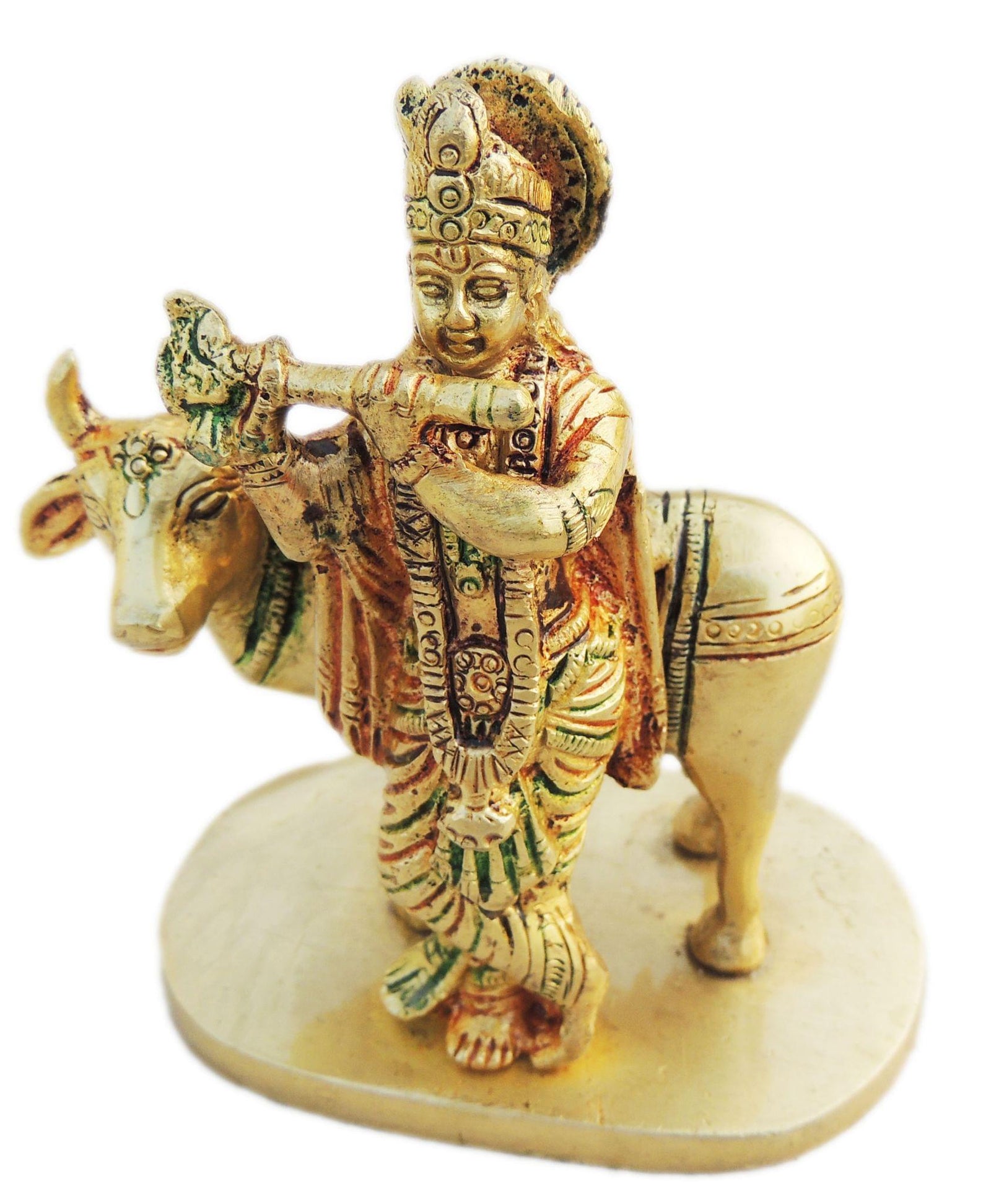 Brass Krishna — 5"