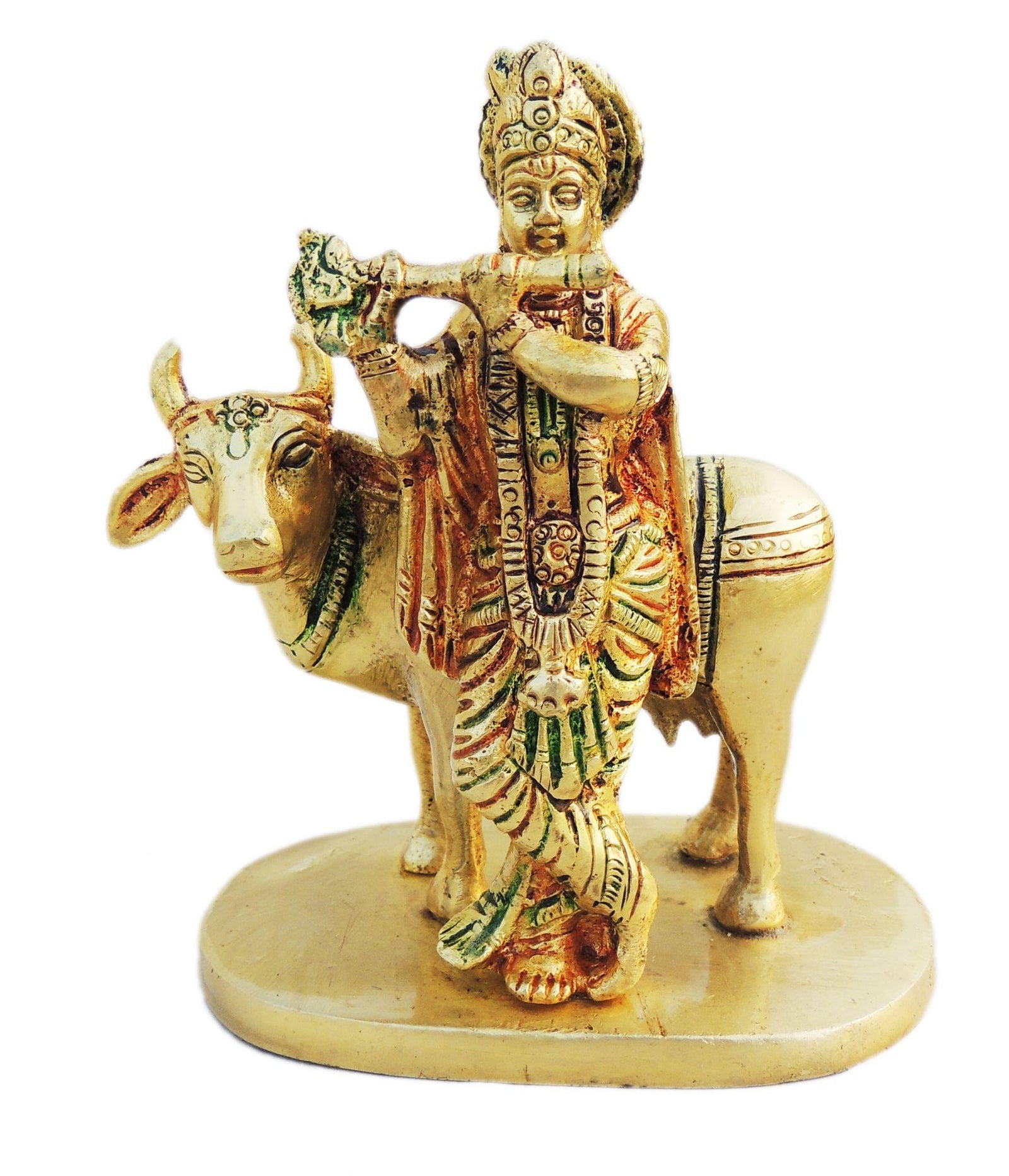 Brass Krishna — 5"