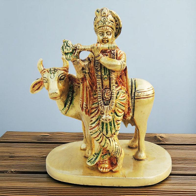 Brass Krishna — 5"