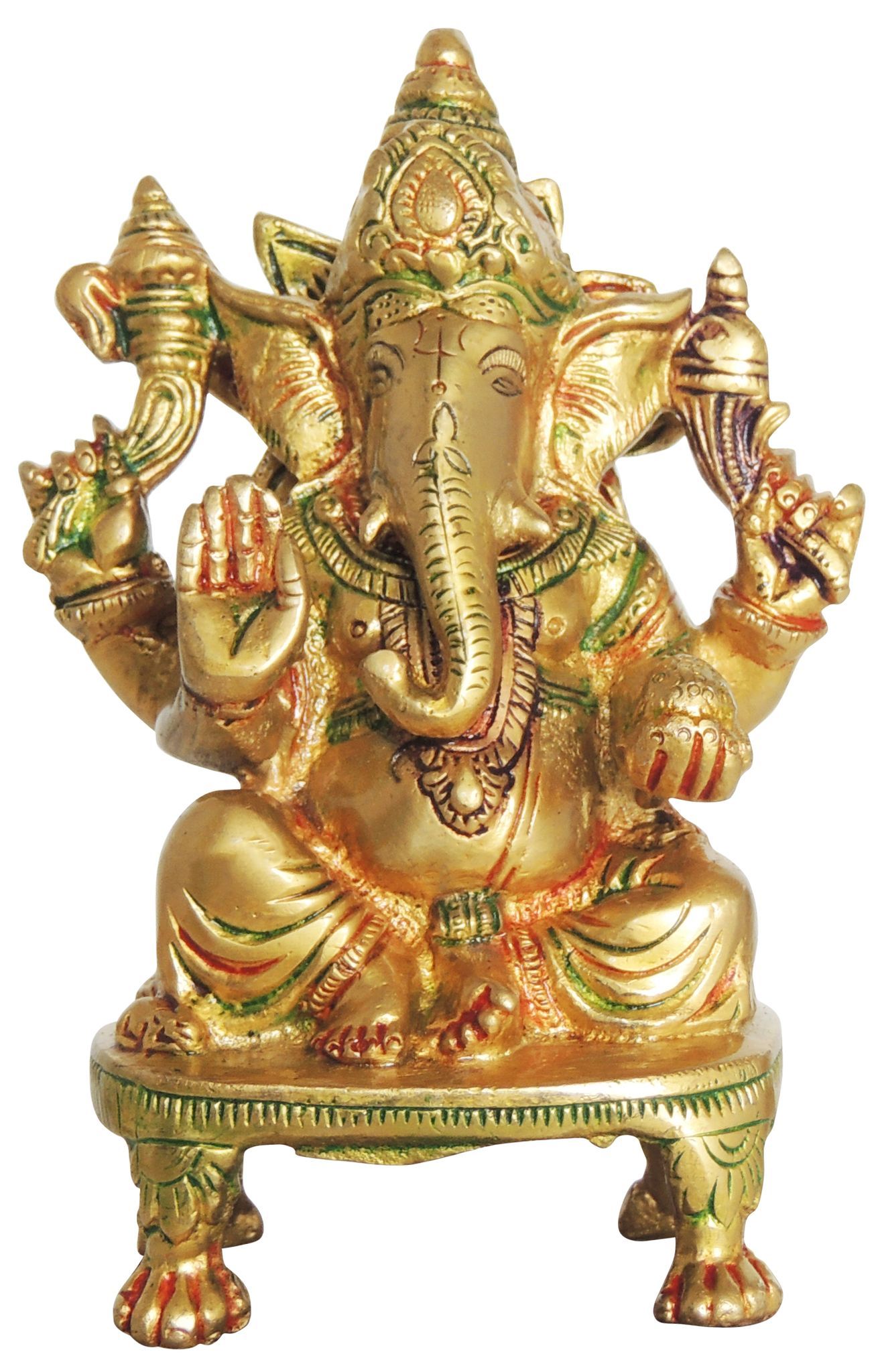 Brass Ganesh — 5.6"