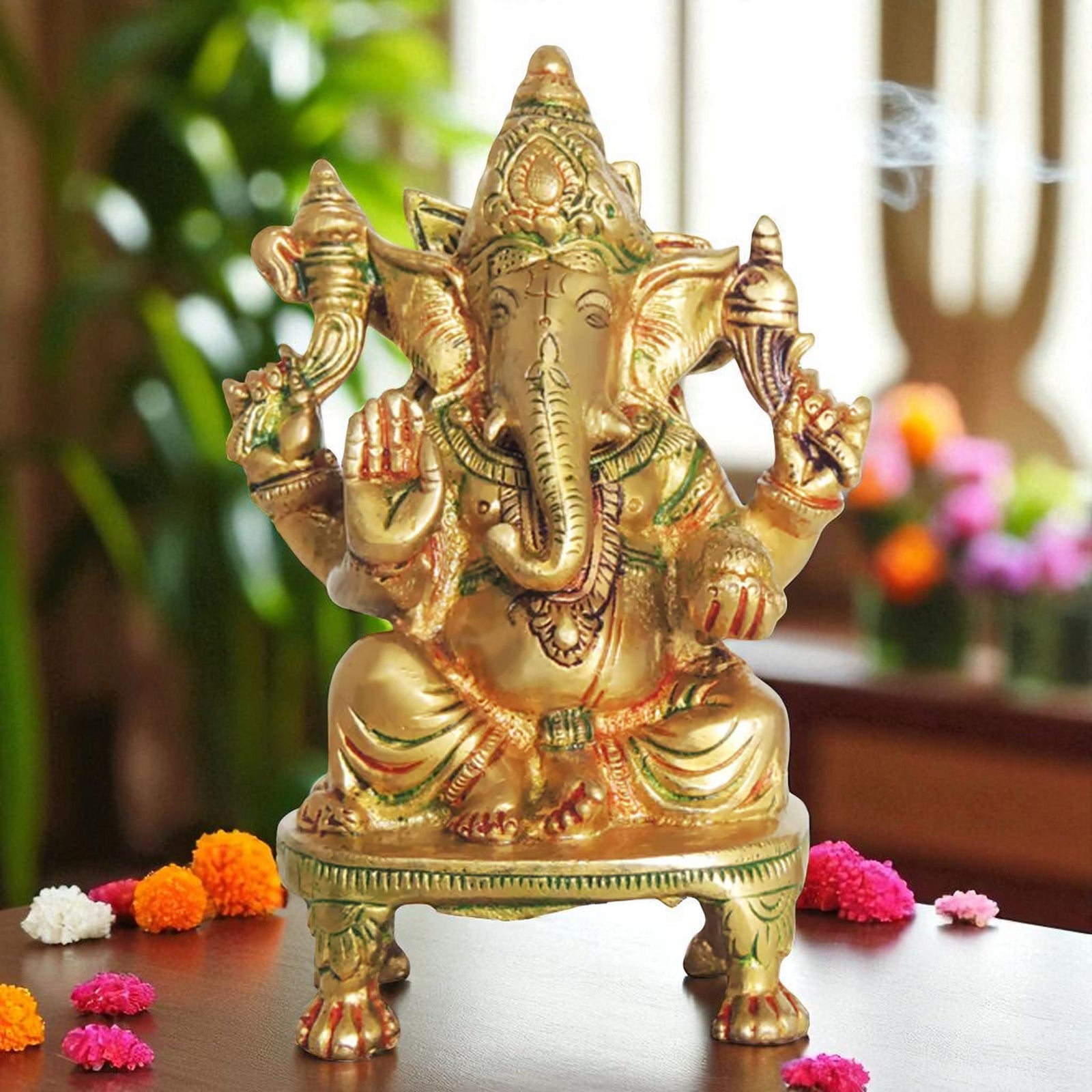 Brass Ganesh — 5.6"
