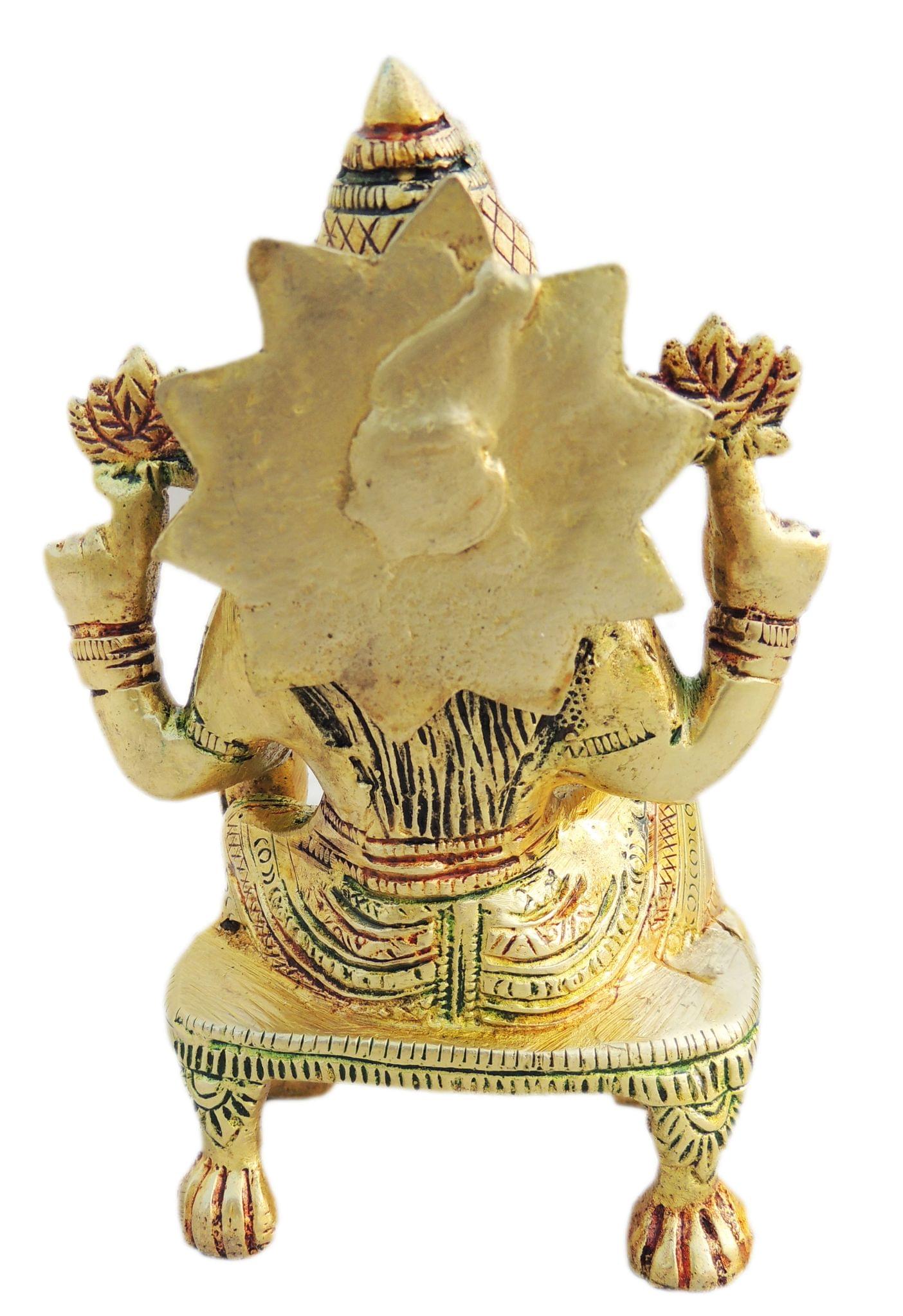 Brass Lakshmi