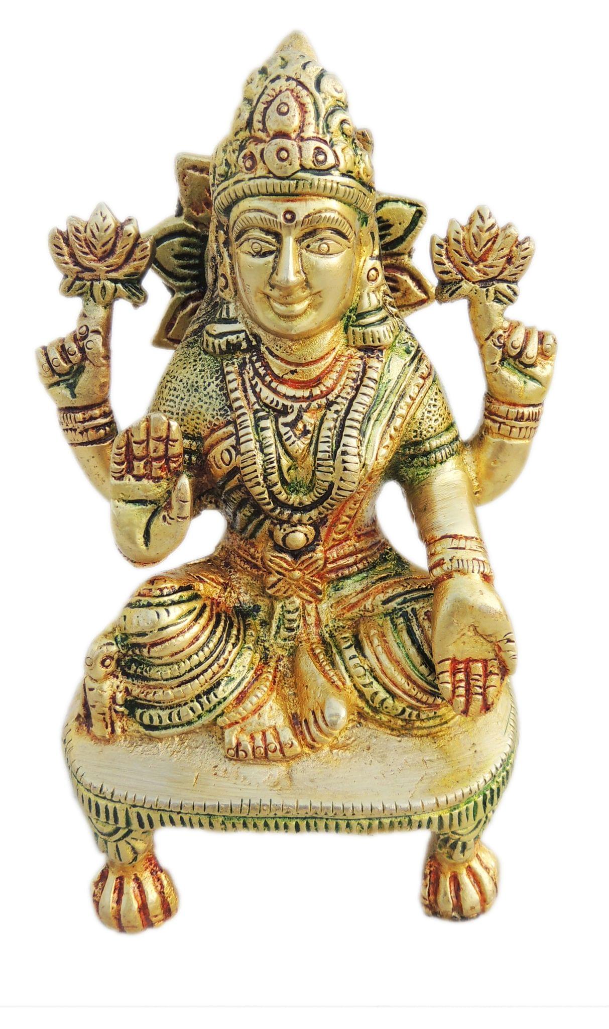Brass Lakshmi
