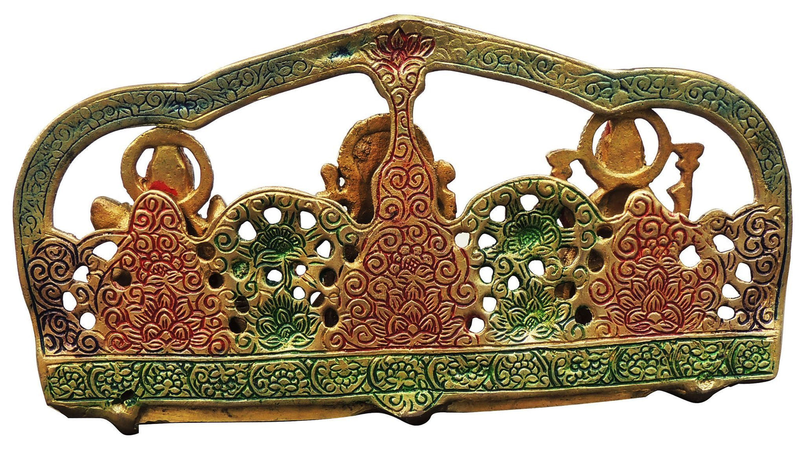 Brass Lakshmi-Ganesh Set — 5.2"