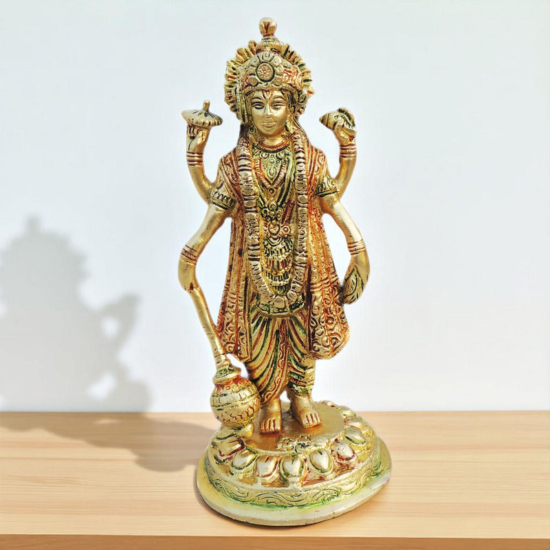 Brass Vishnu — 7.5"