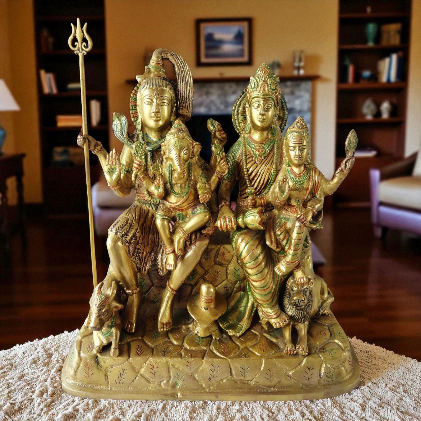 Brass Ganesh — 12"