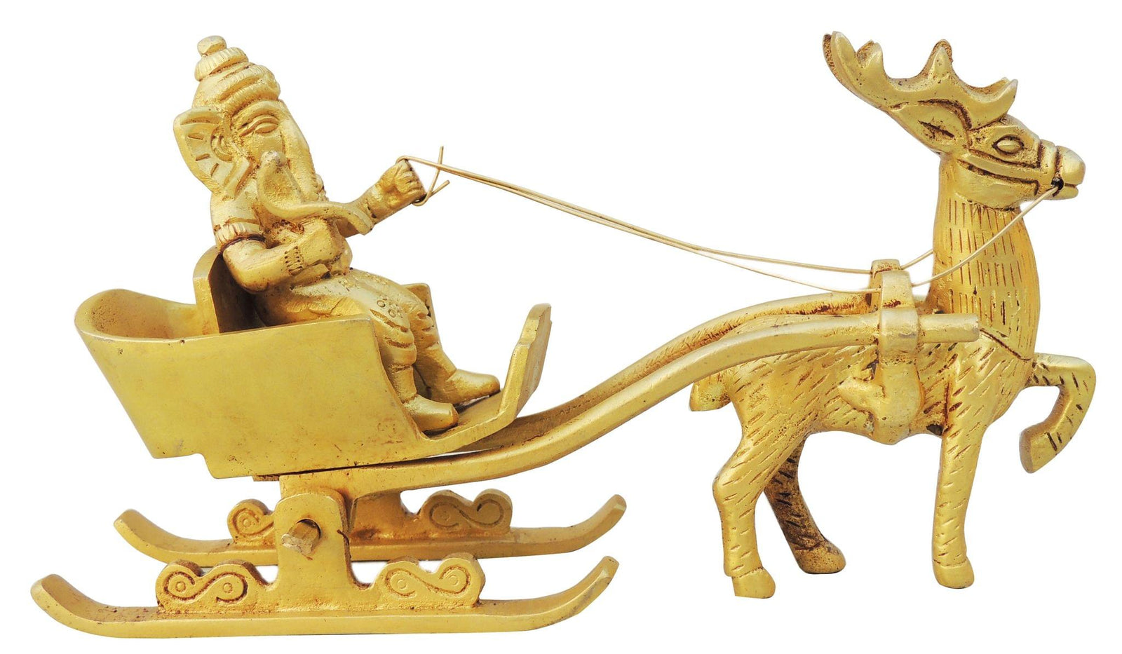 Brass Ganesh — 4"