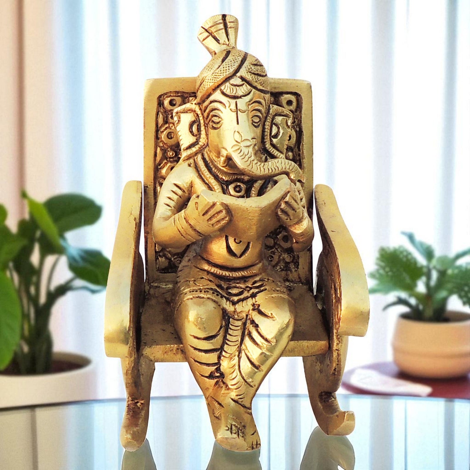 Brass Ganesh — 4.5"
