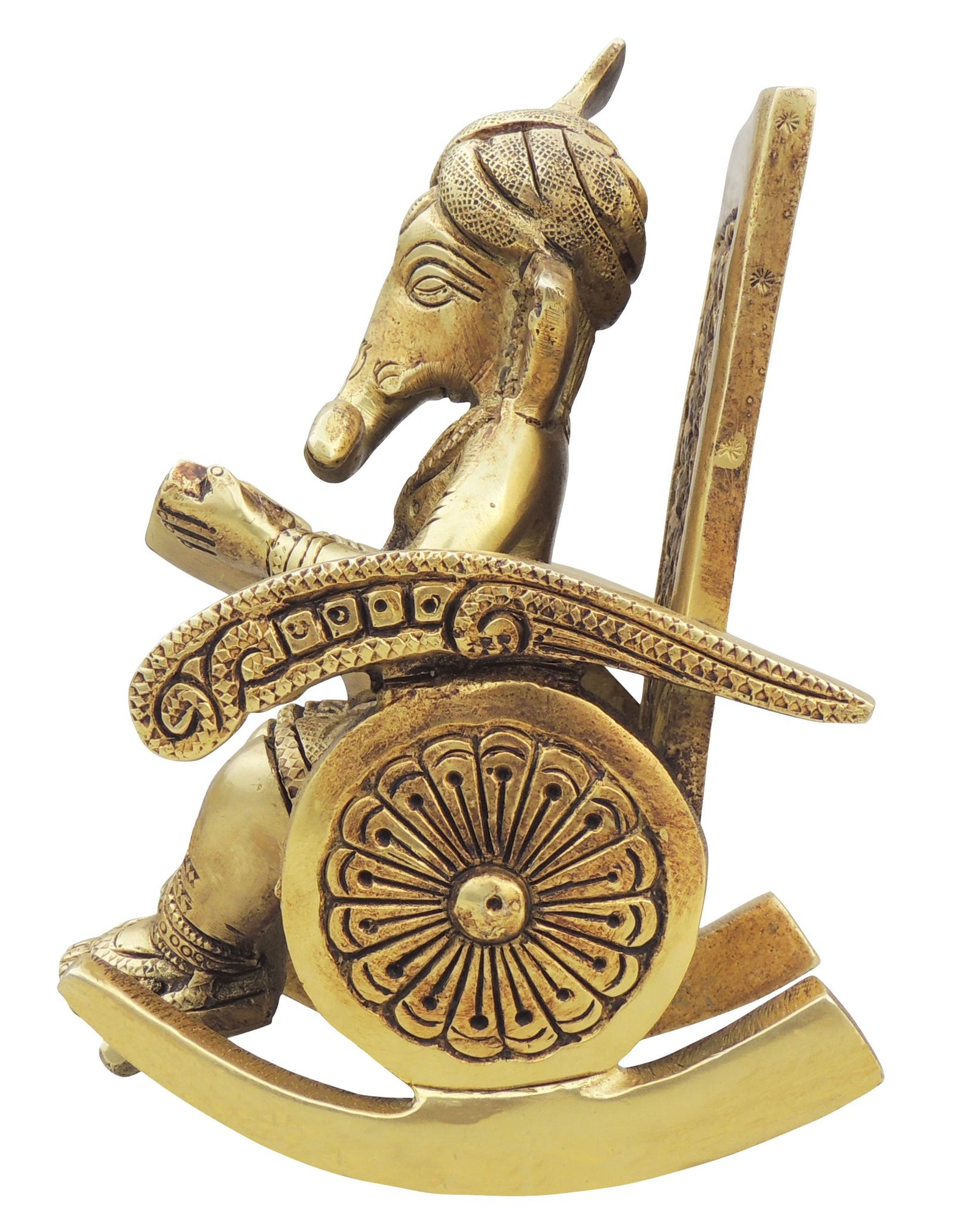Brass Ganesh — 6"