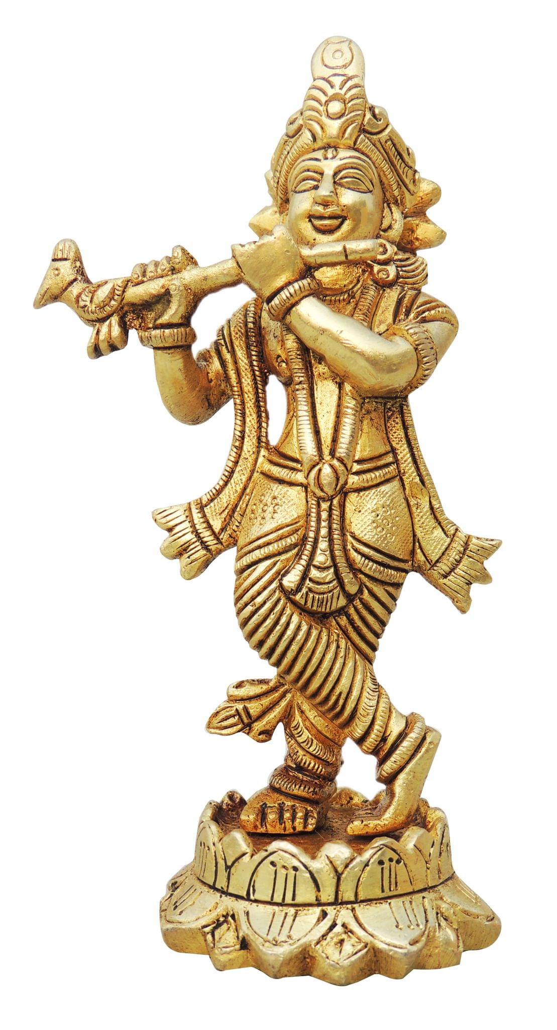 Brass Krishna — 5.5"