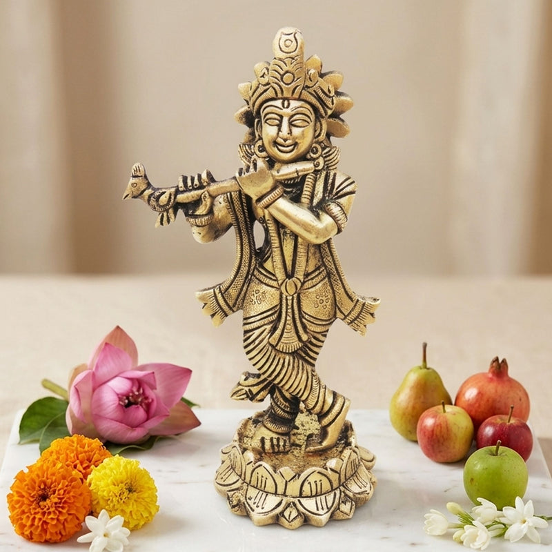 Brass Krishna — 5.2"