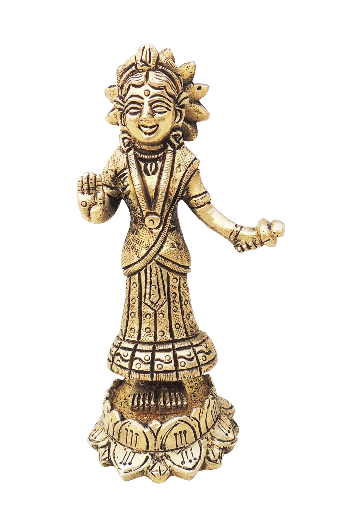 Brass Radha — 5"
