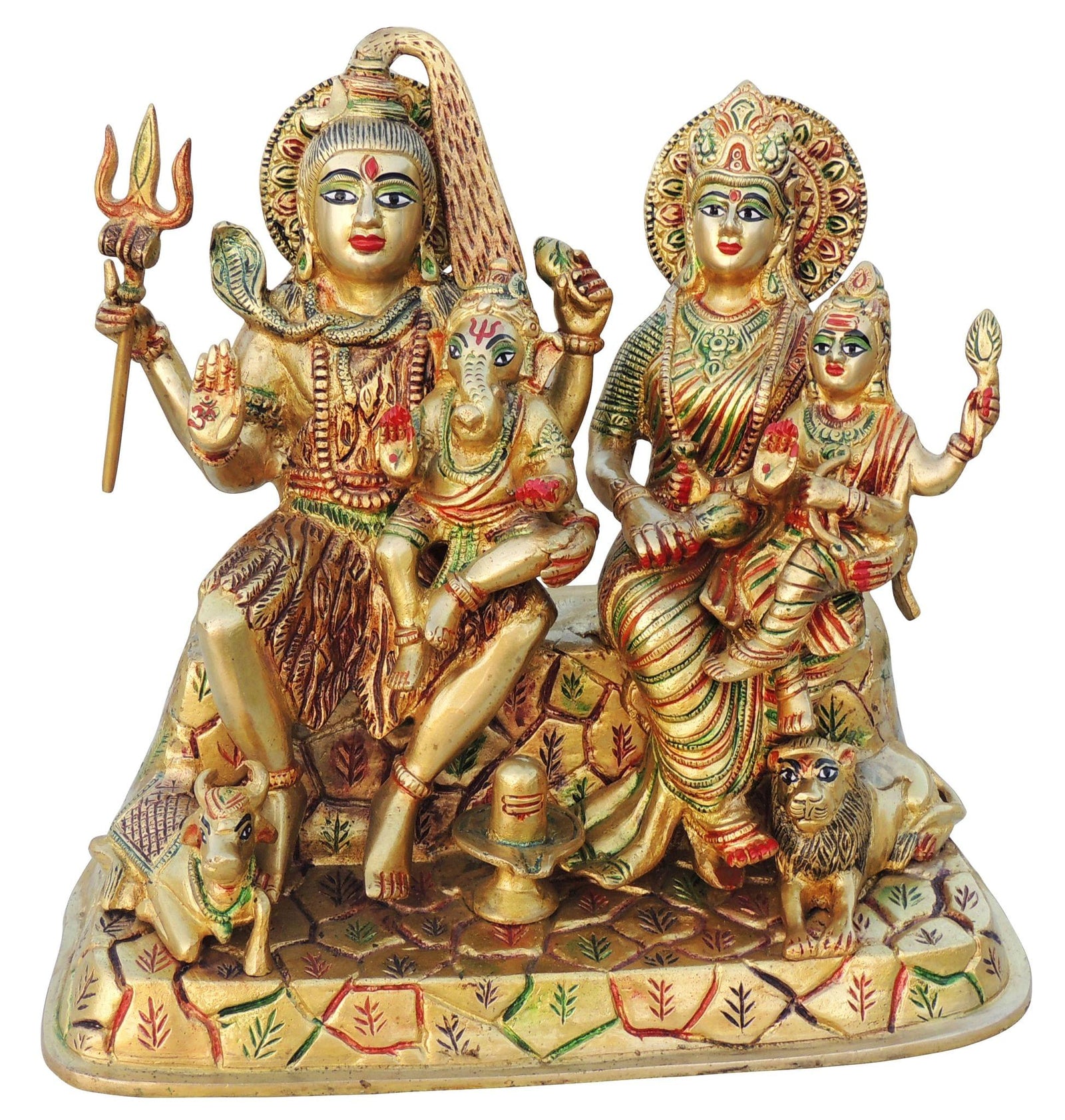 Brass Ganesh — 12"