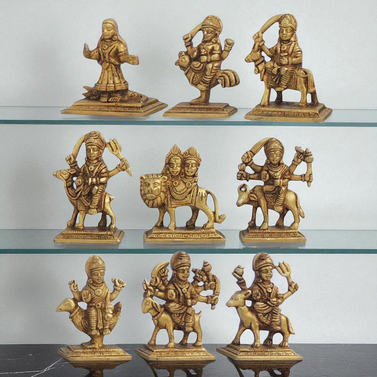 Brass Durga — 3.2"