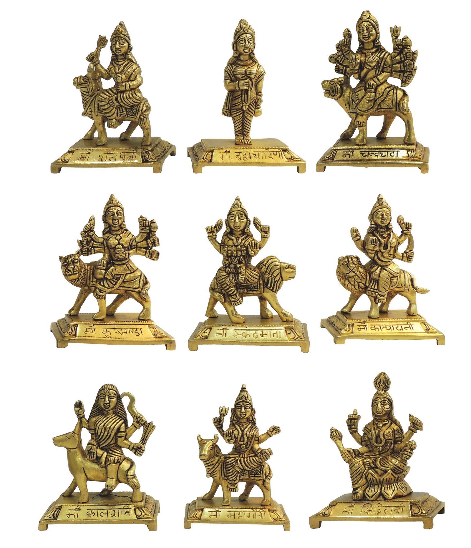Brass Durga — 5"