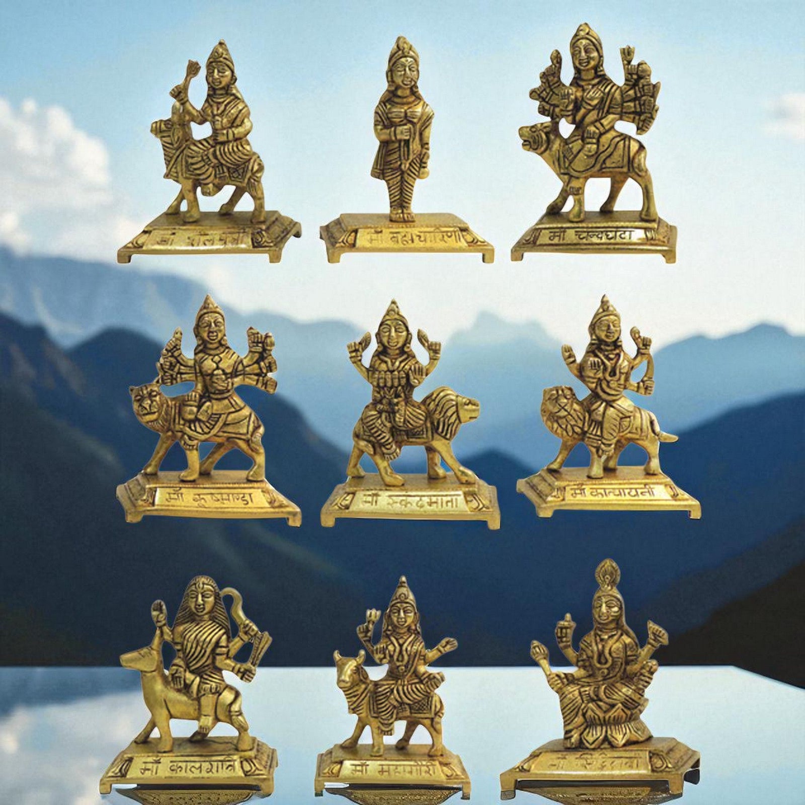 Brass Durga — 5"
