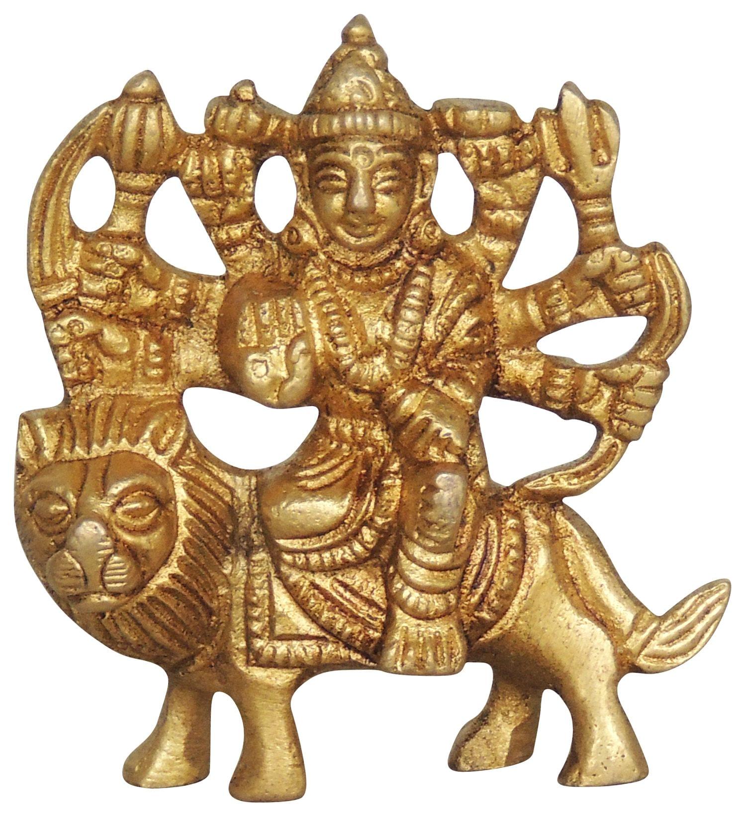 Brass Durga, Sitting