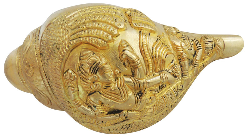 Brass Shankh, Conch Sound — 3.2"