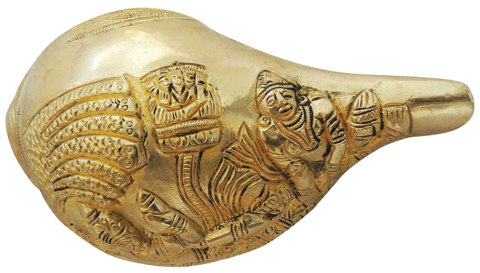 Brass Shankh, Conch Sound — 3.2"