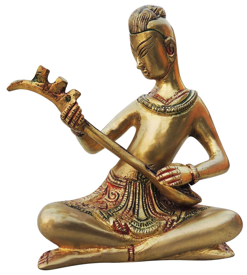 Brass Man Muscial Instrument — 6.2"