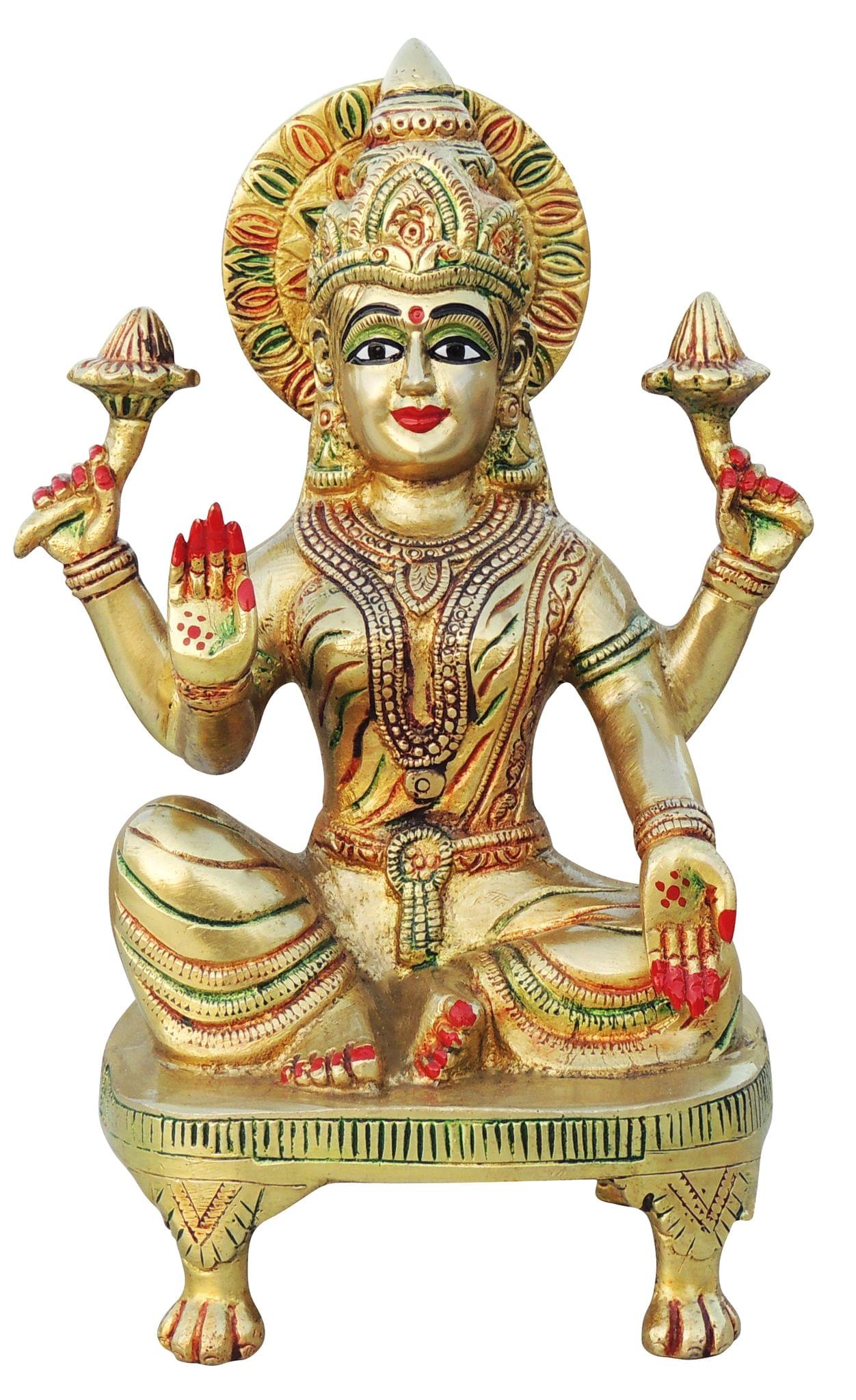 Brass Lakshmi — 9.5"