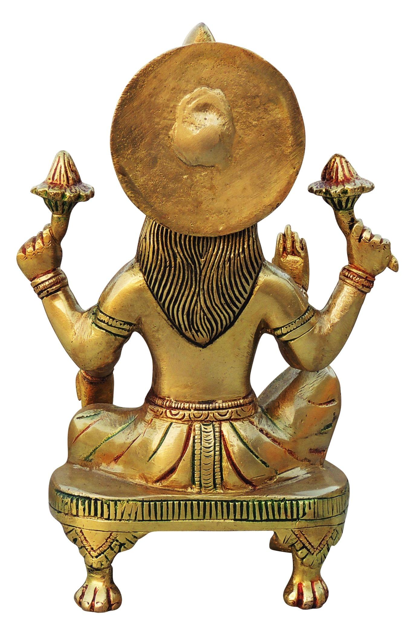 Brass Lakshmi — 9.5"