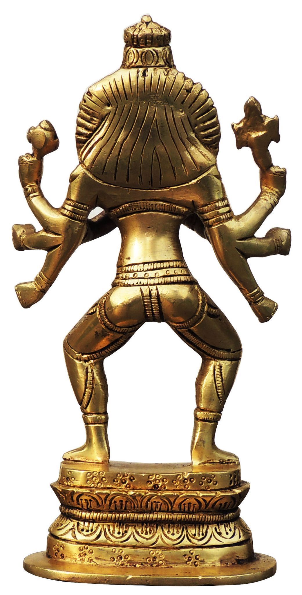Brass Narsingh Bhagwan — 7.2"