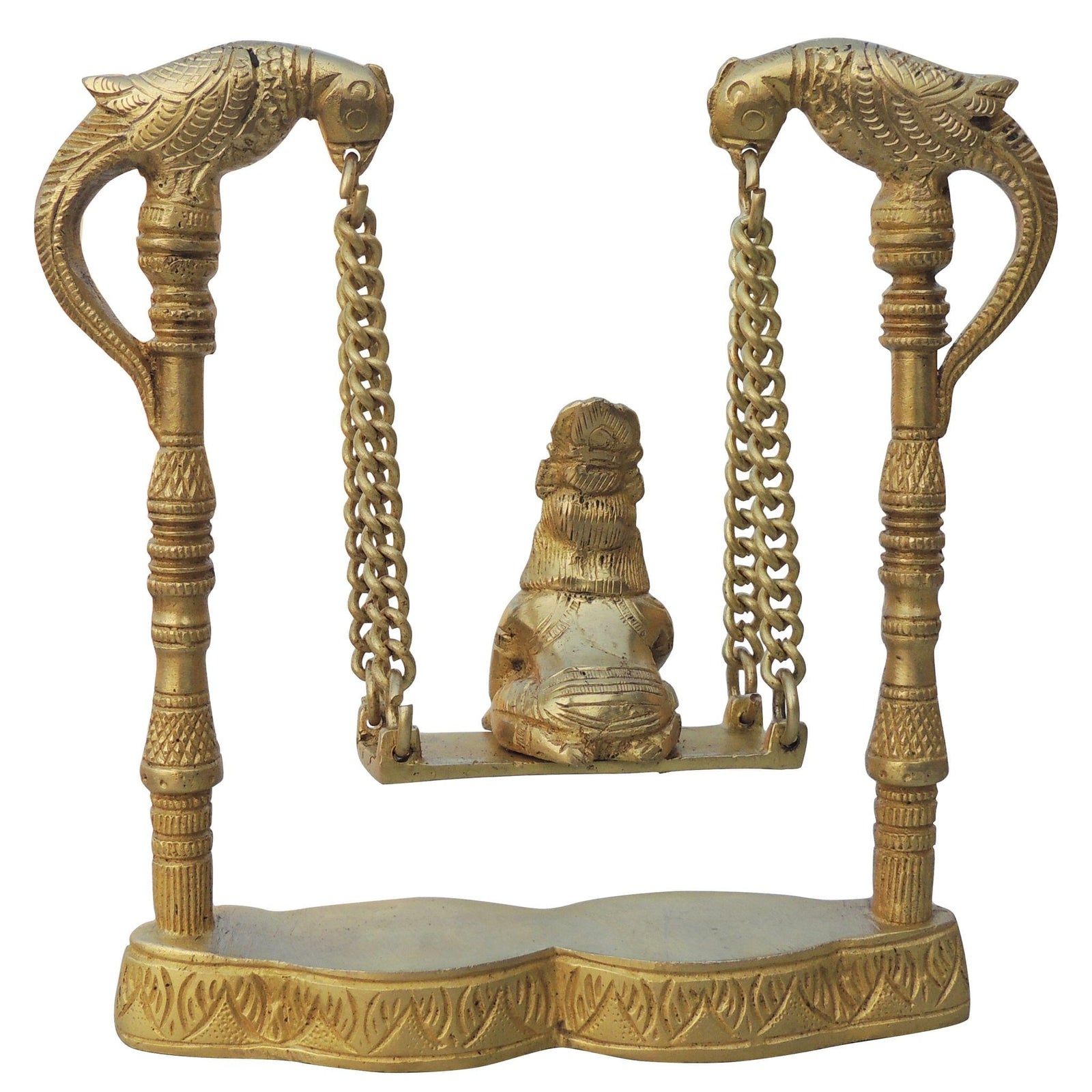 Brass Krishna — 8"