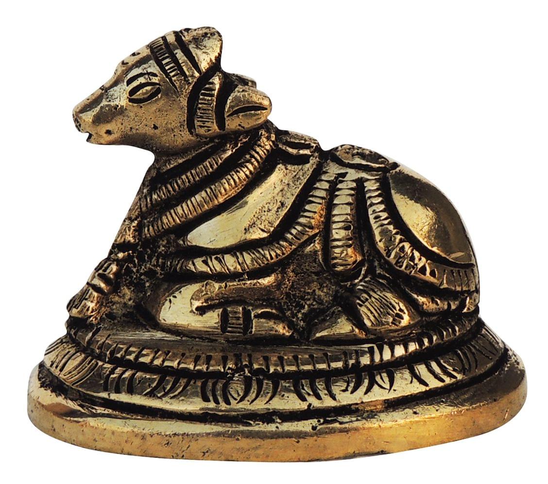 Brass Nandi Small — 2"