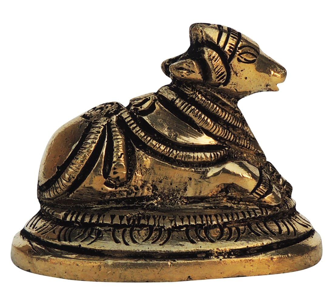Brass Nandi Small — 2"