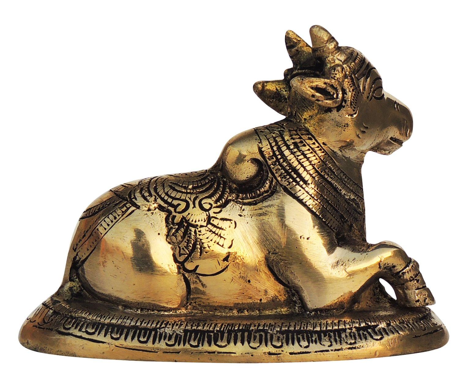Brass Nandi — 4"