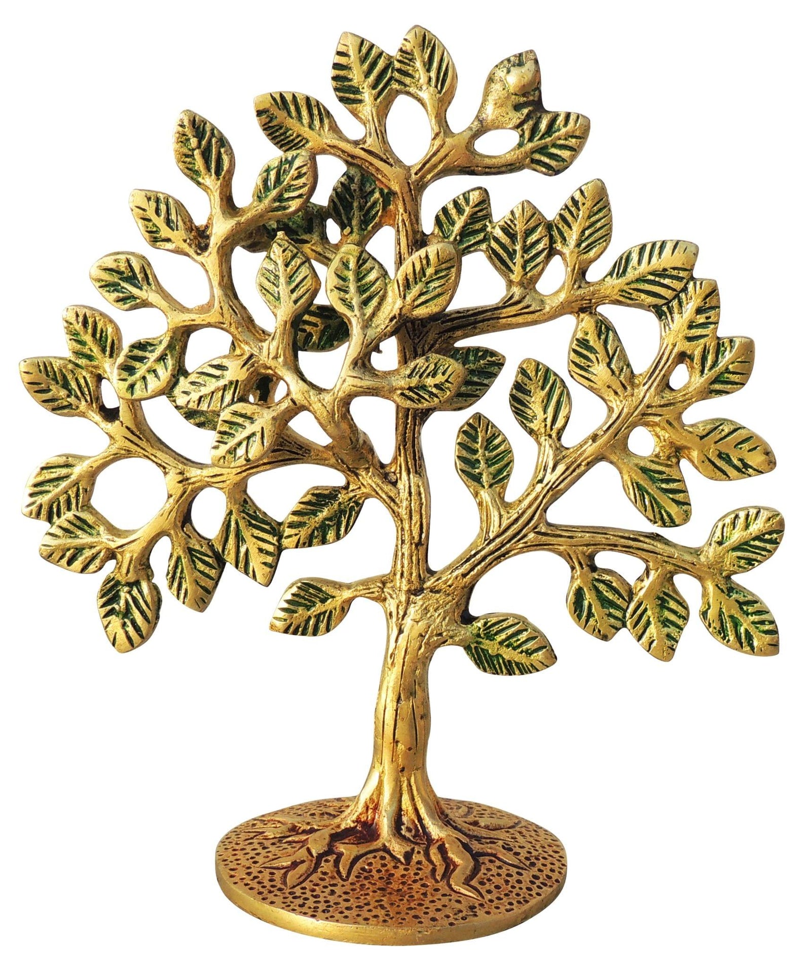 Brass Table Decor Kalpavriksha Tree — 6.5"