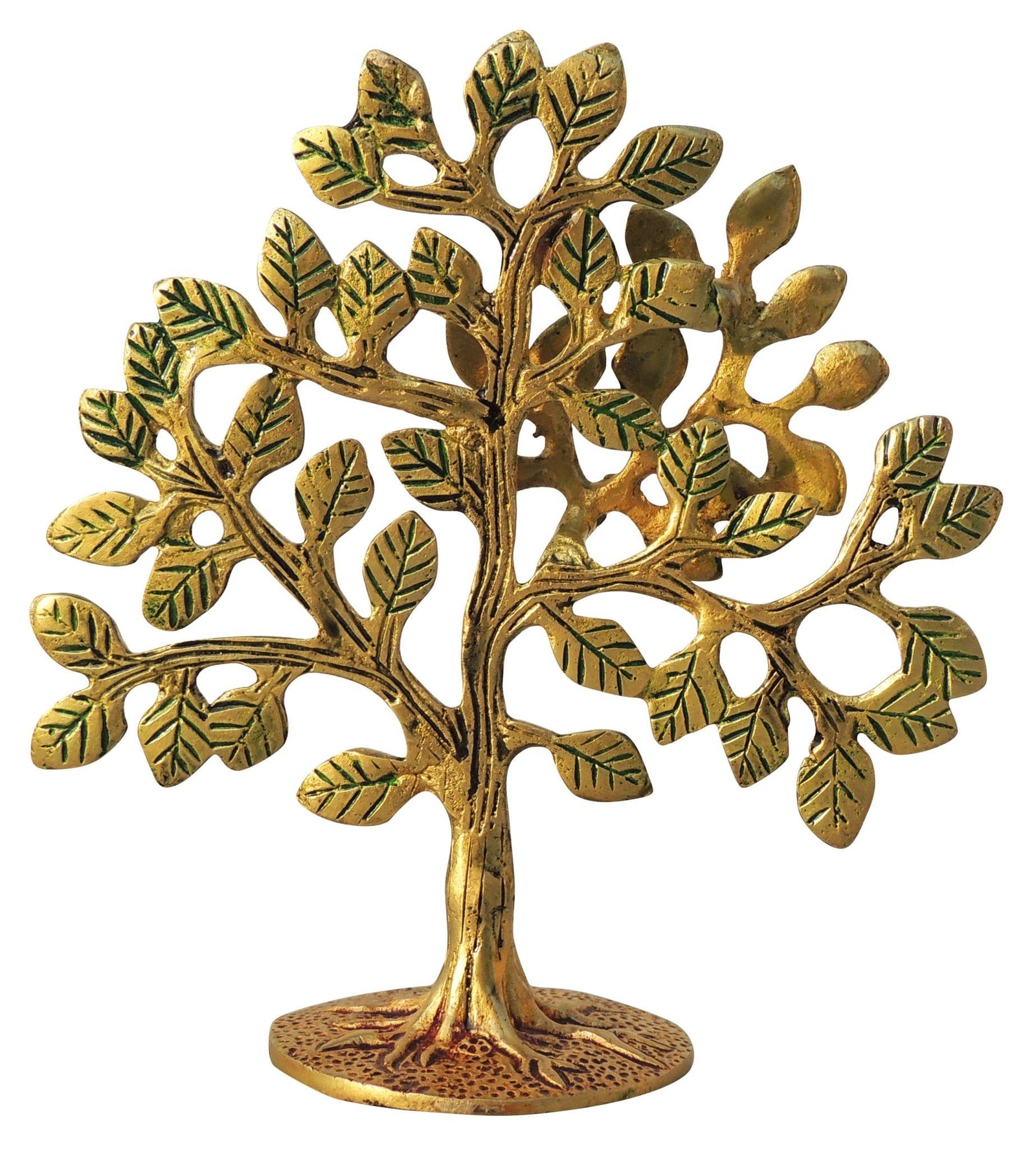 Brass Table Decor Kalpavriksha Tree — 6.5"