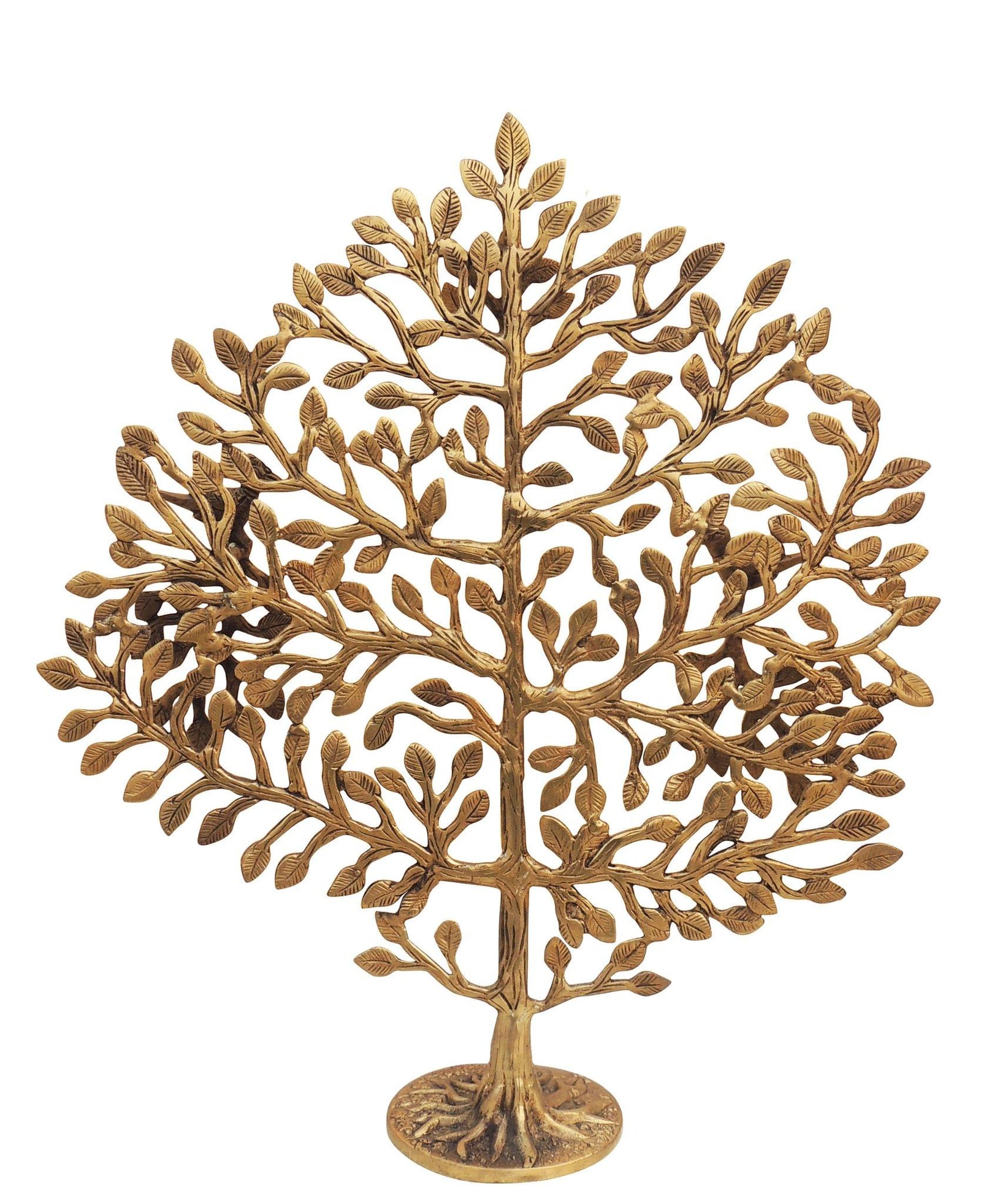 Brass Kalpavriksha Tree Round — 20.5"