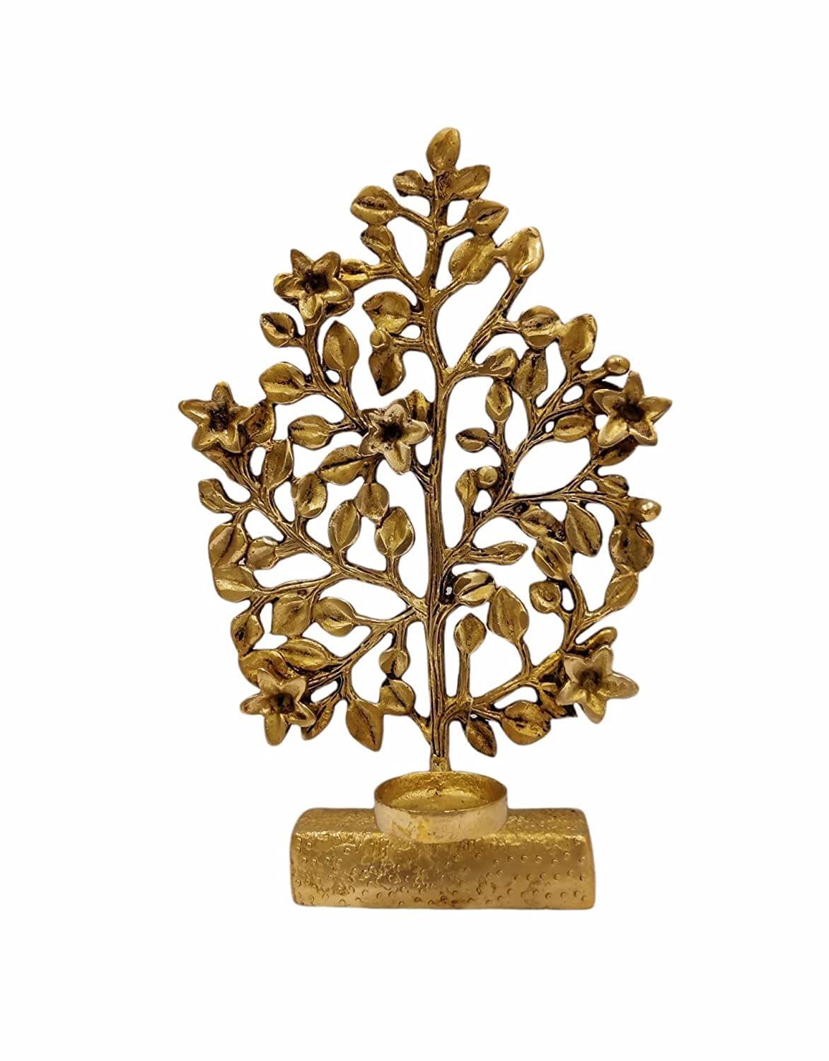 Brass Table Decor Kalpavriksha Tree — 9.5"