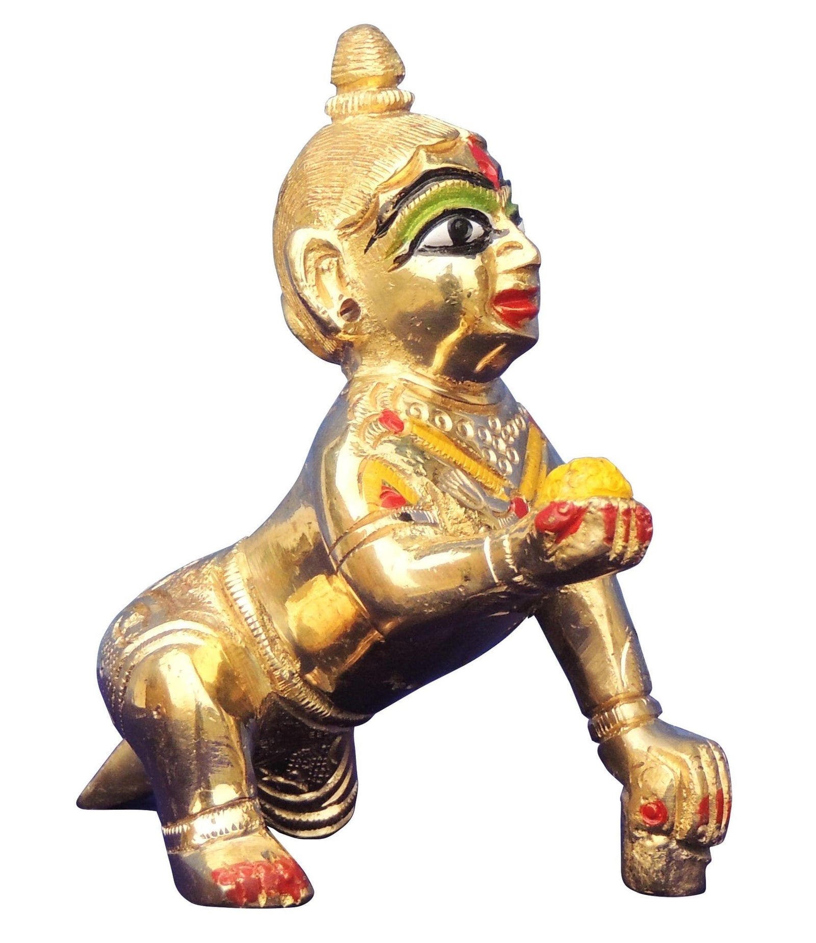 Brass Krishna — 3"