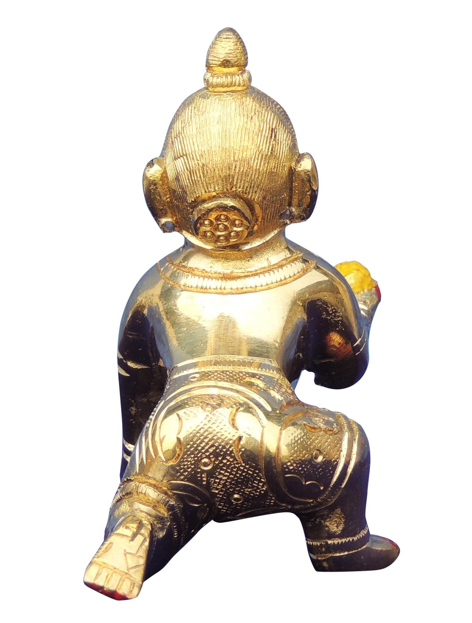 Brass Krishna — 3"