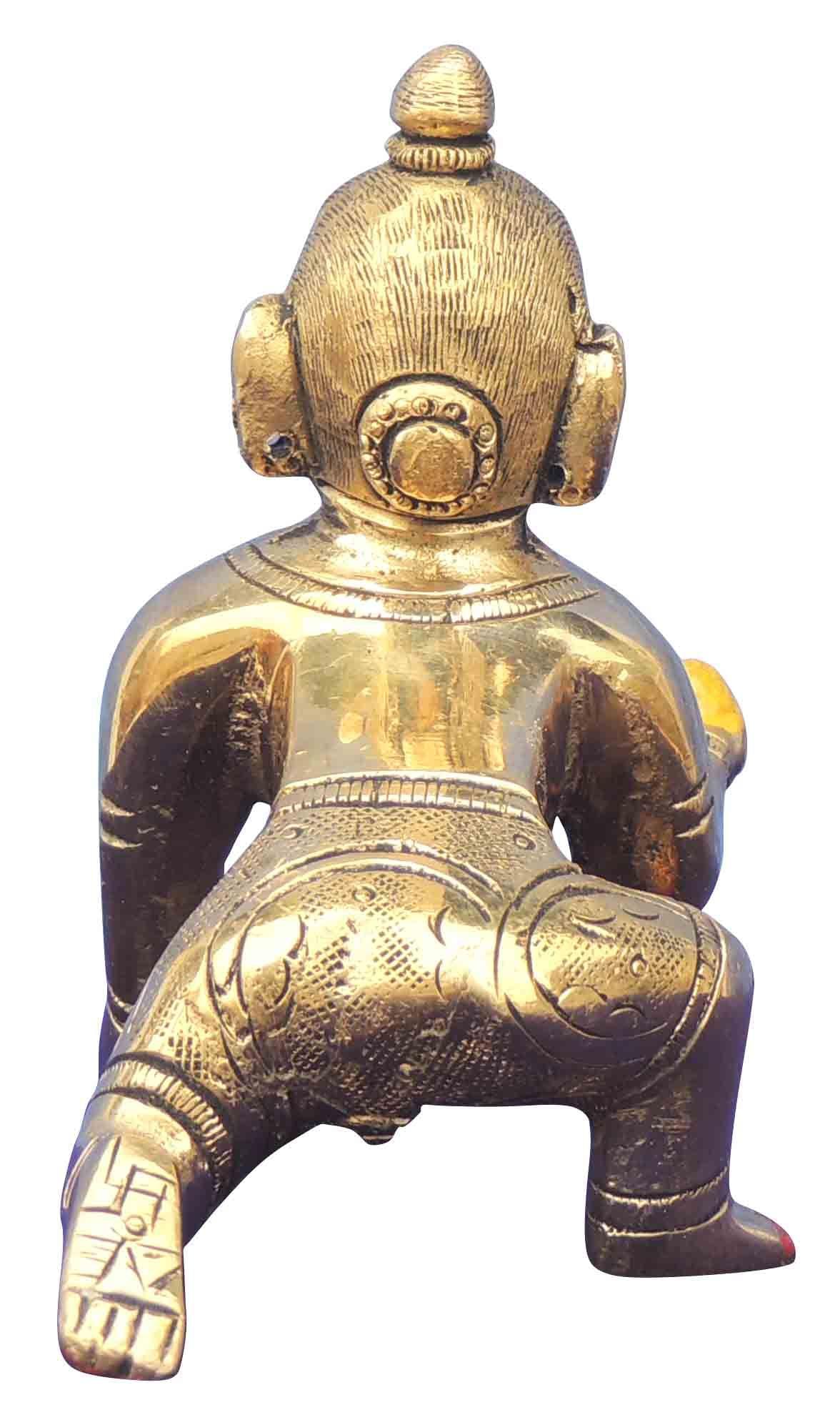 Brass Krishna — 3.5"