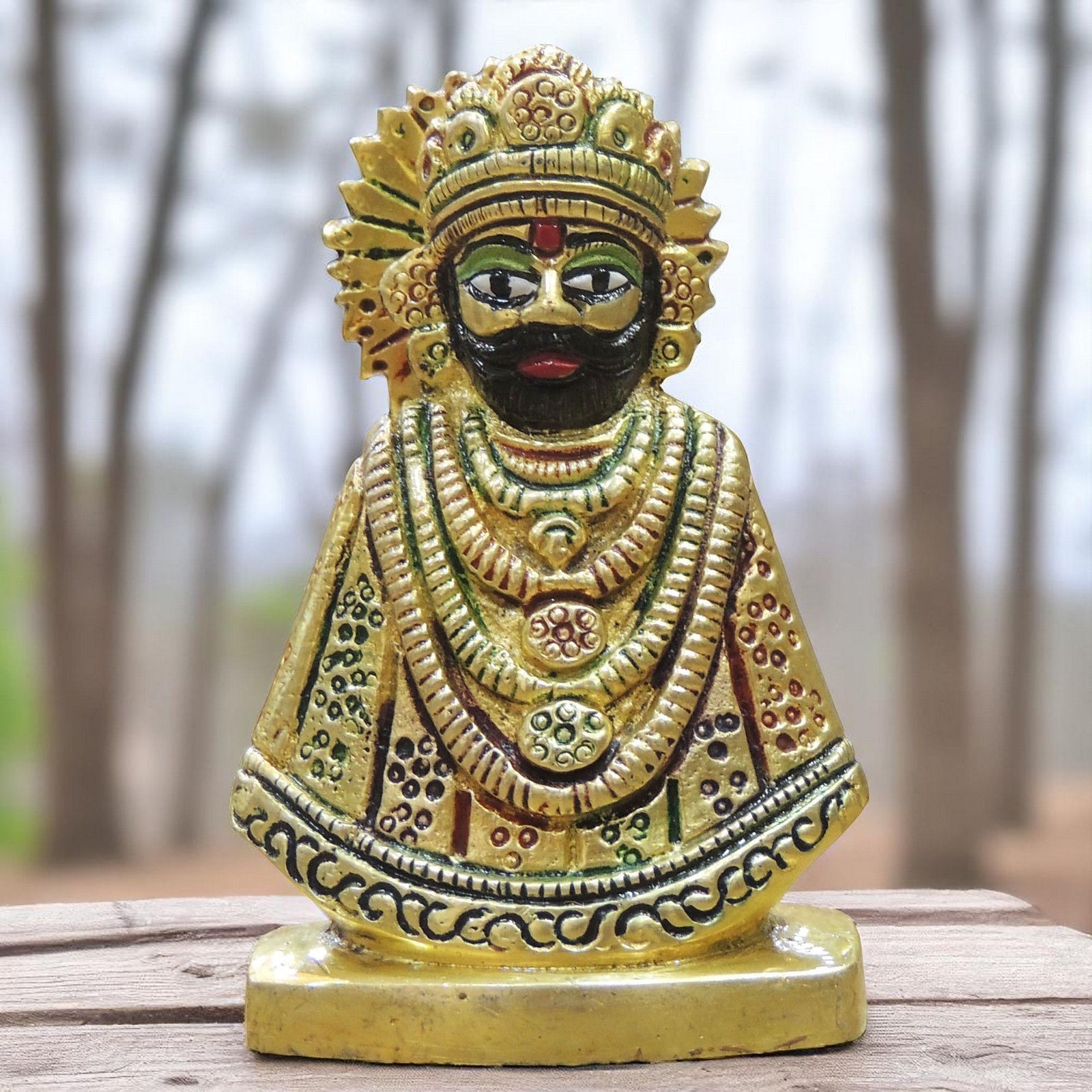 Brass Khatu Shyam — 3.5"