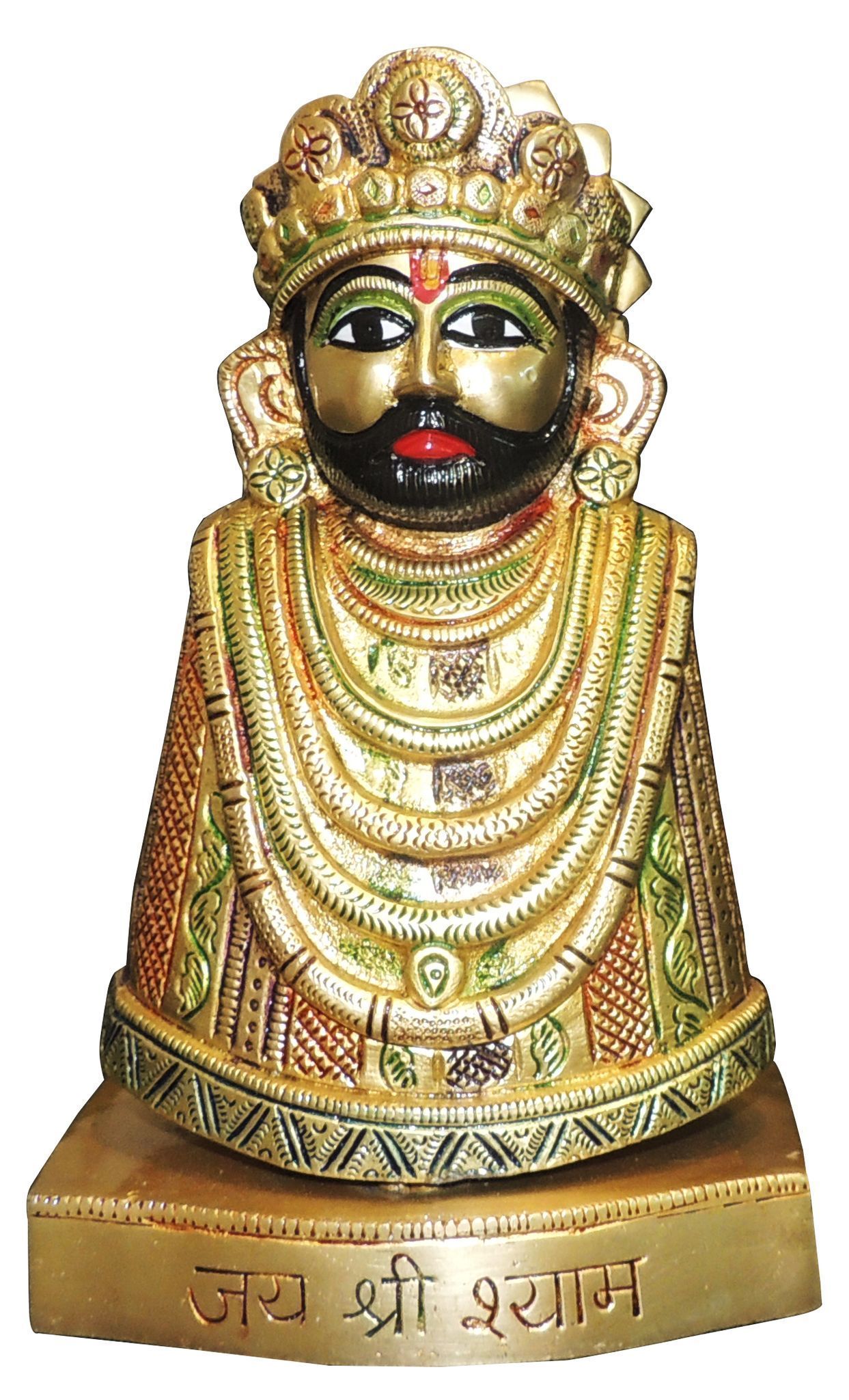 Brass Khatu Shyam — 8.5"