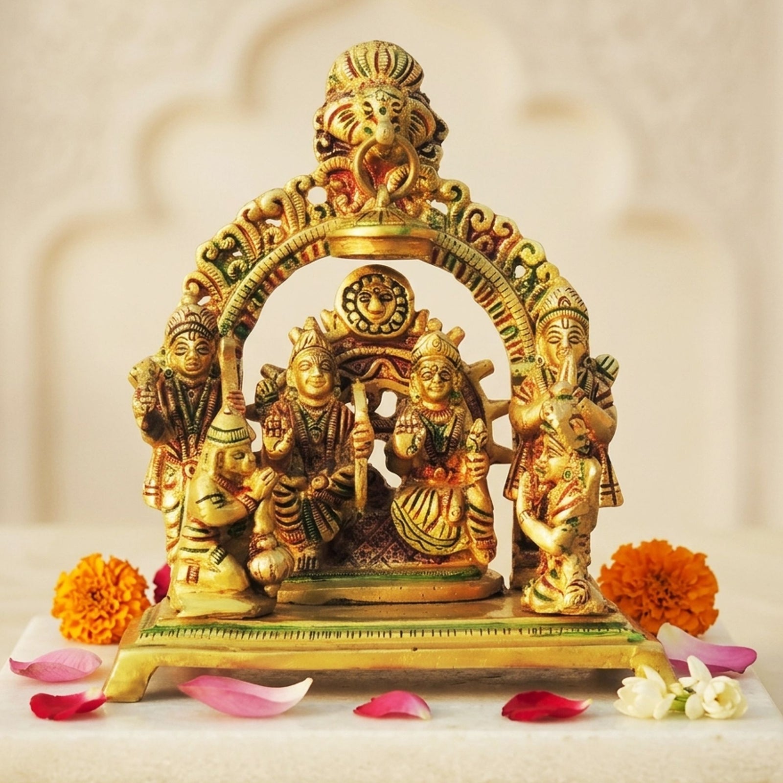 Brass Ram Darbar — 6.5"