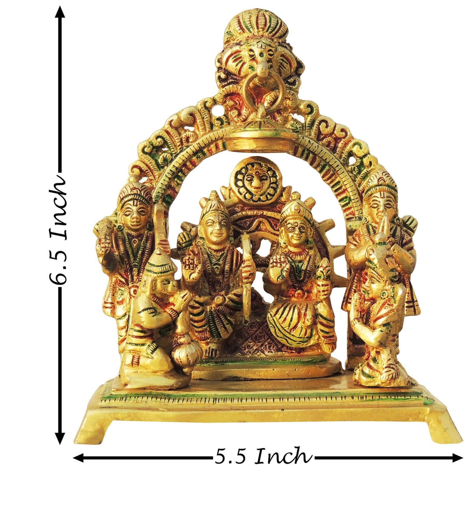 Brass Ram Darbar — 6.5"