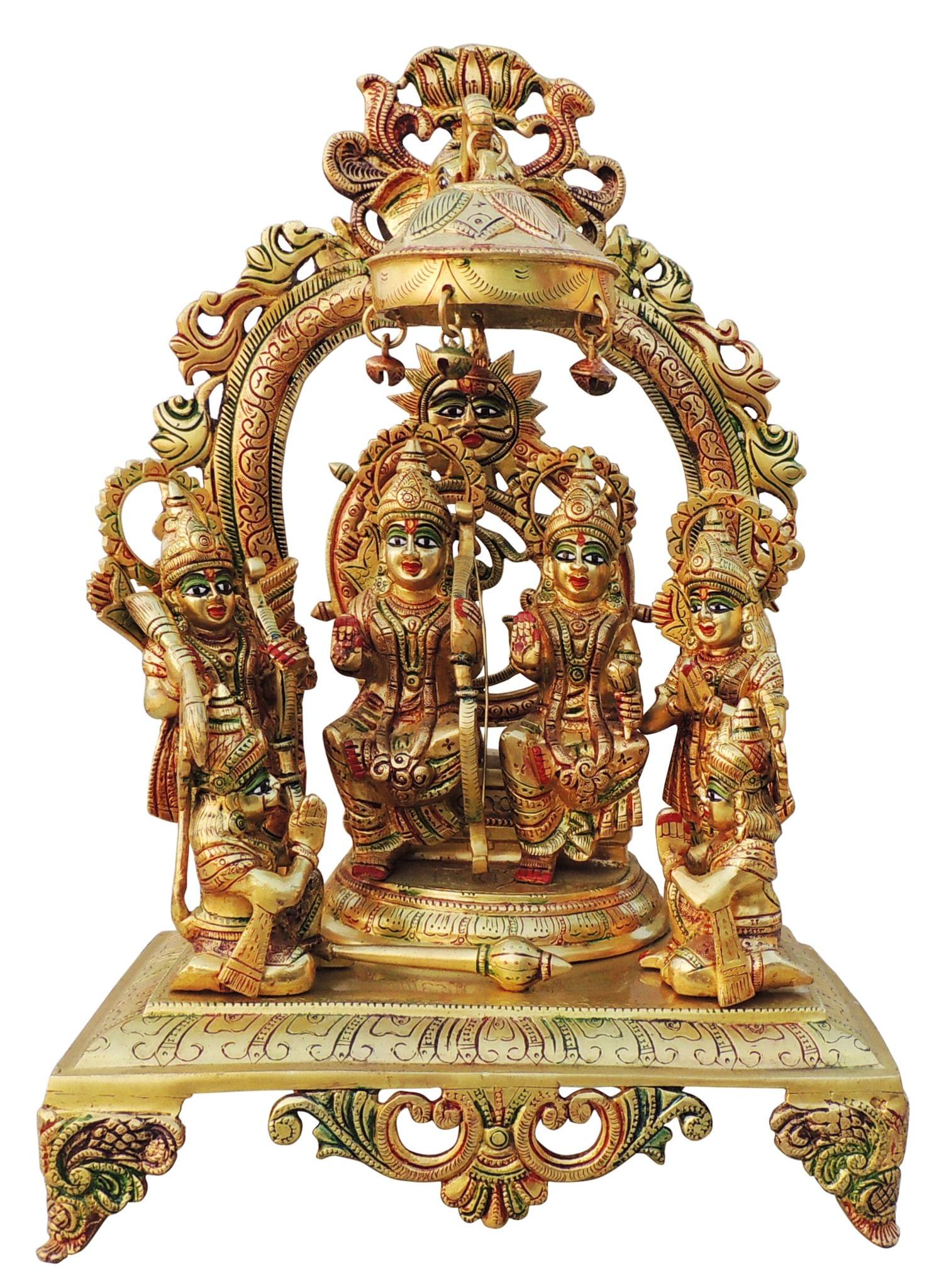 Brass Ram Darbar — 18"
