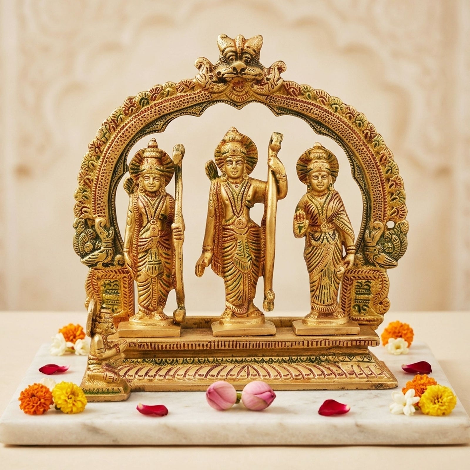 Brass Ram Darbar — 9.5"