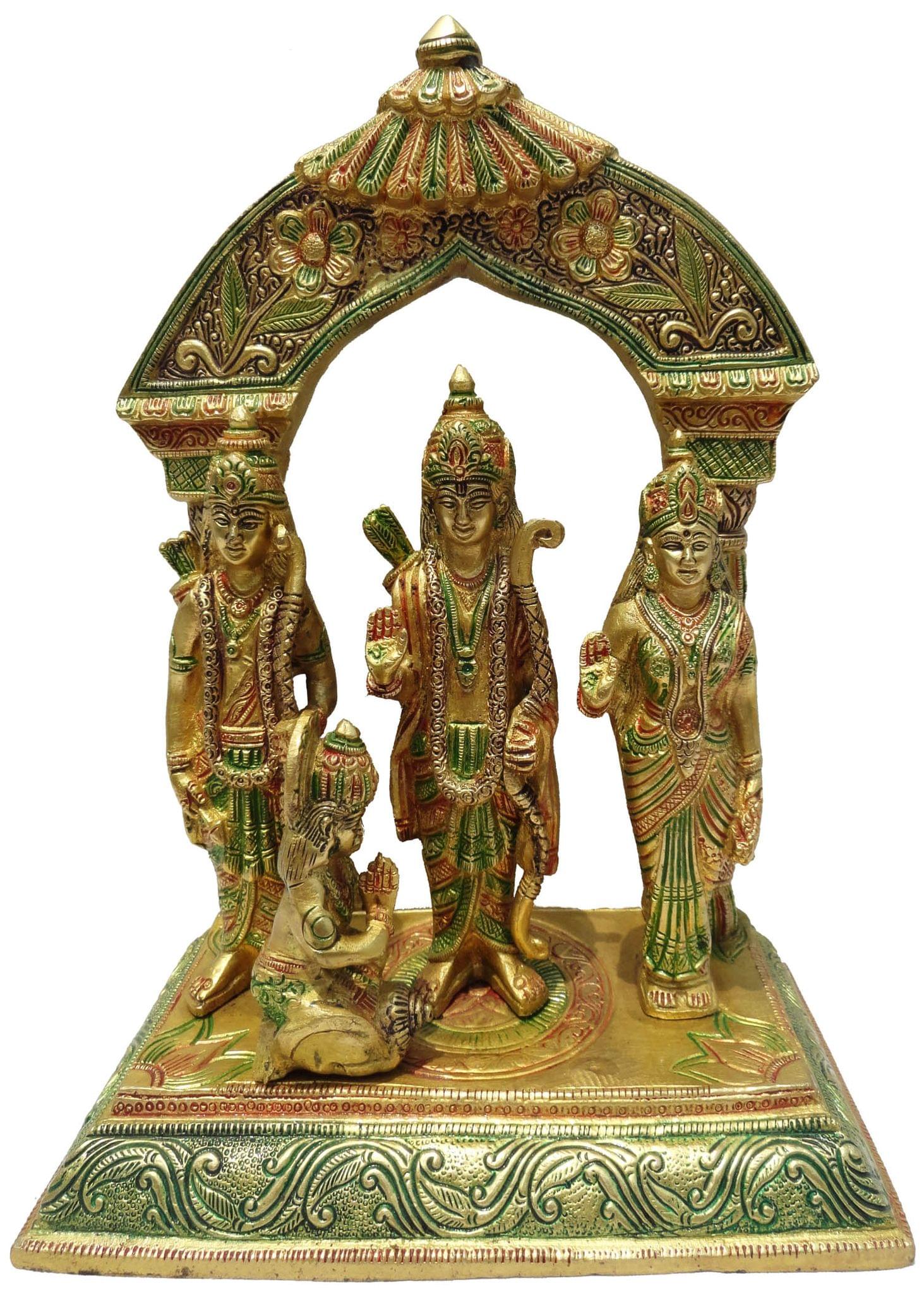 Brass Ram Darbar — 12"