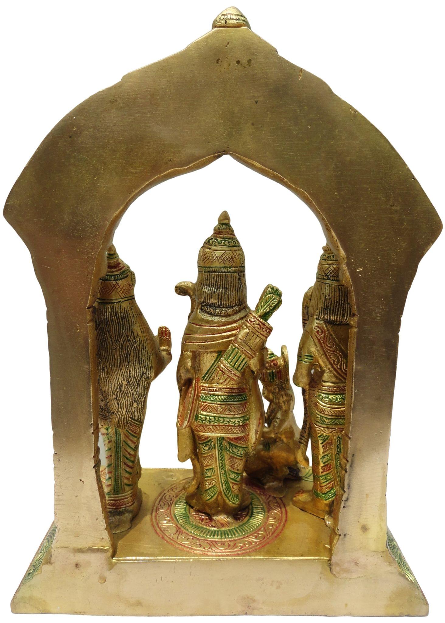 Brass Ram Darbar — 12"